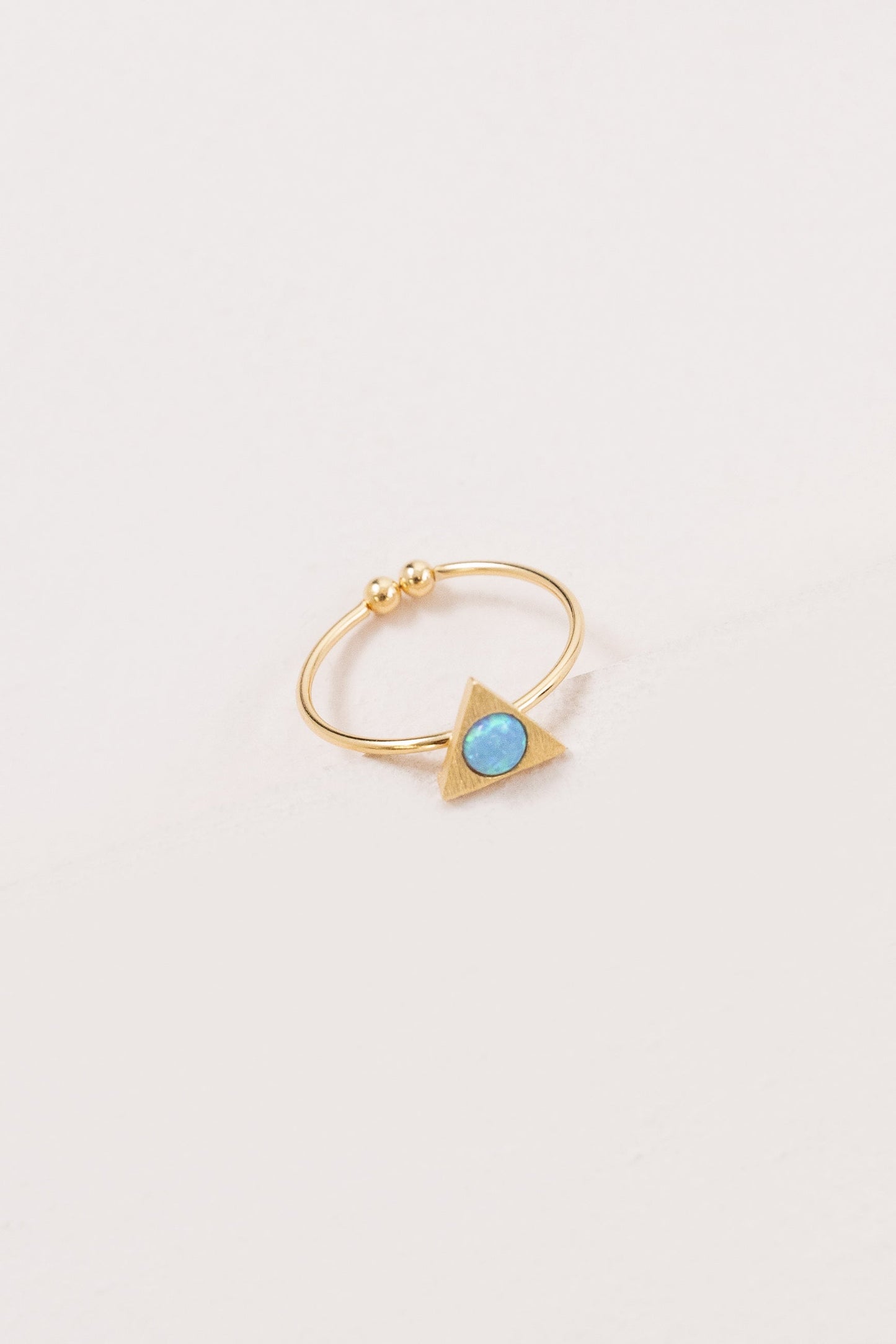 Pixum Delta Stone Ring | Blue