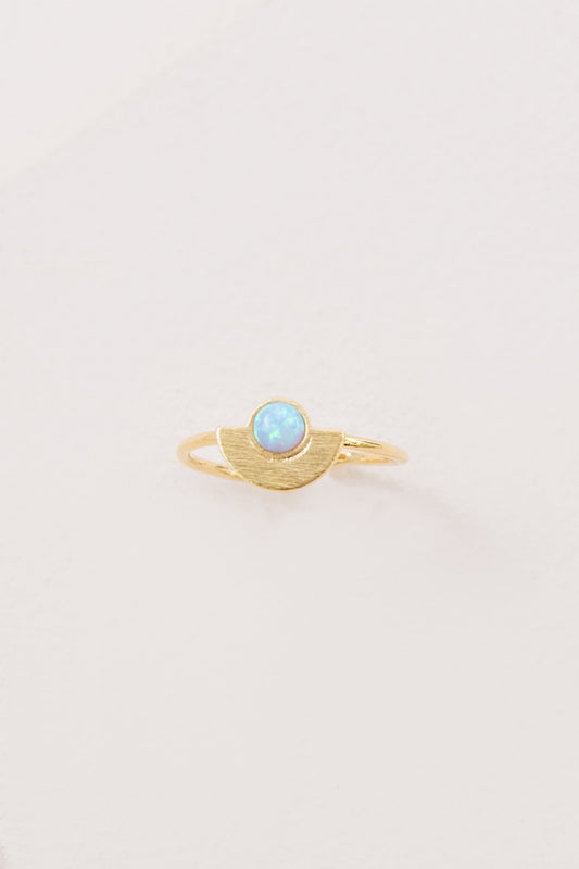 Pixum Wide Eye Stone Ring | Blue