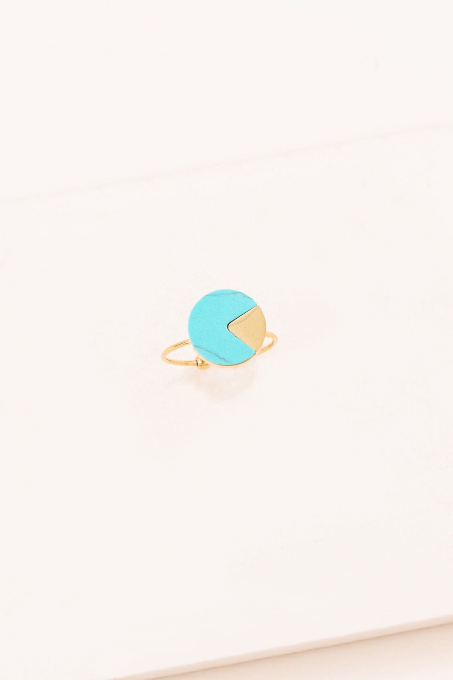 Naomi Peak Stone Ring | Turquoise Gold (14K)