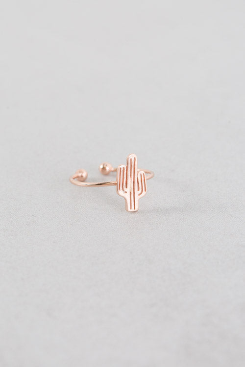 Cactus Ring (18K Rose & 24K Gold)
