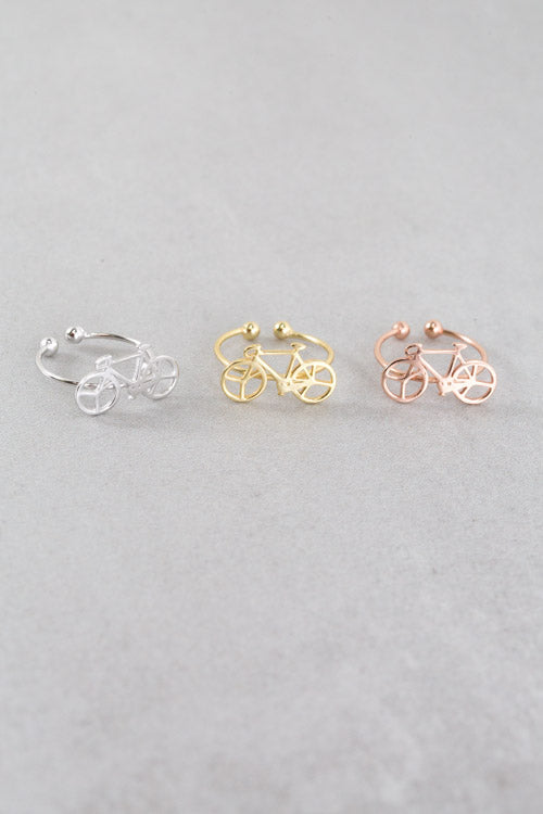 Bicycle Ring (18K Rose & 24K Gold)
