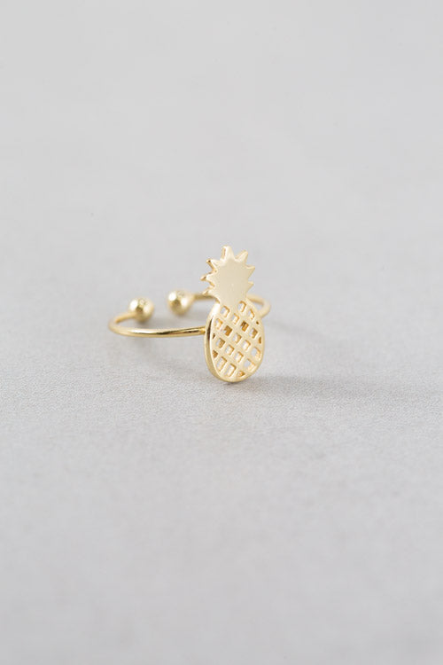 Pineapple Ring (18K Rose & 24K Gold)