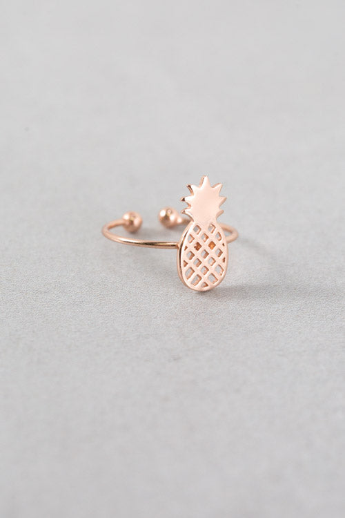 Pineapple Ring (18K Rose & 24K Gold)