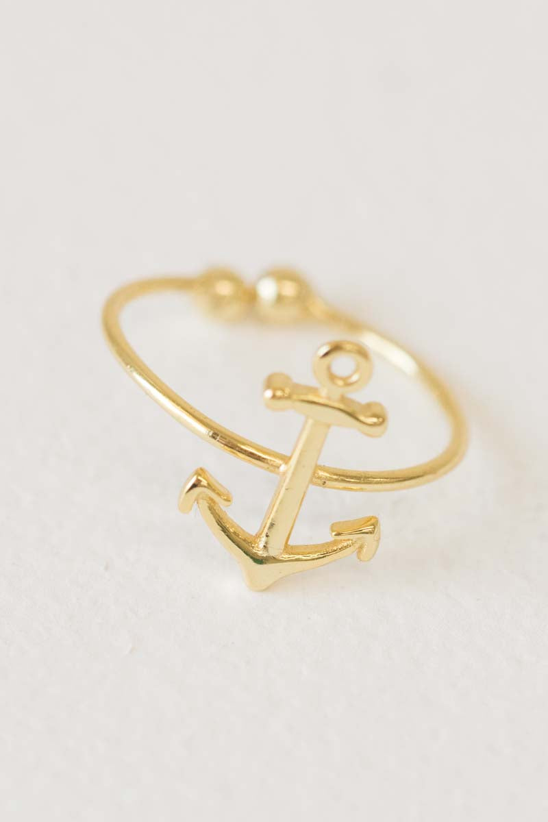 Anchor Ring (18K Rose & 24K Gold)