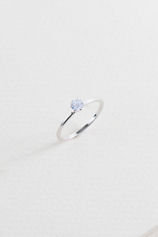 Solitaire Ring (sterl.)