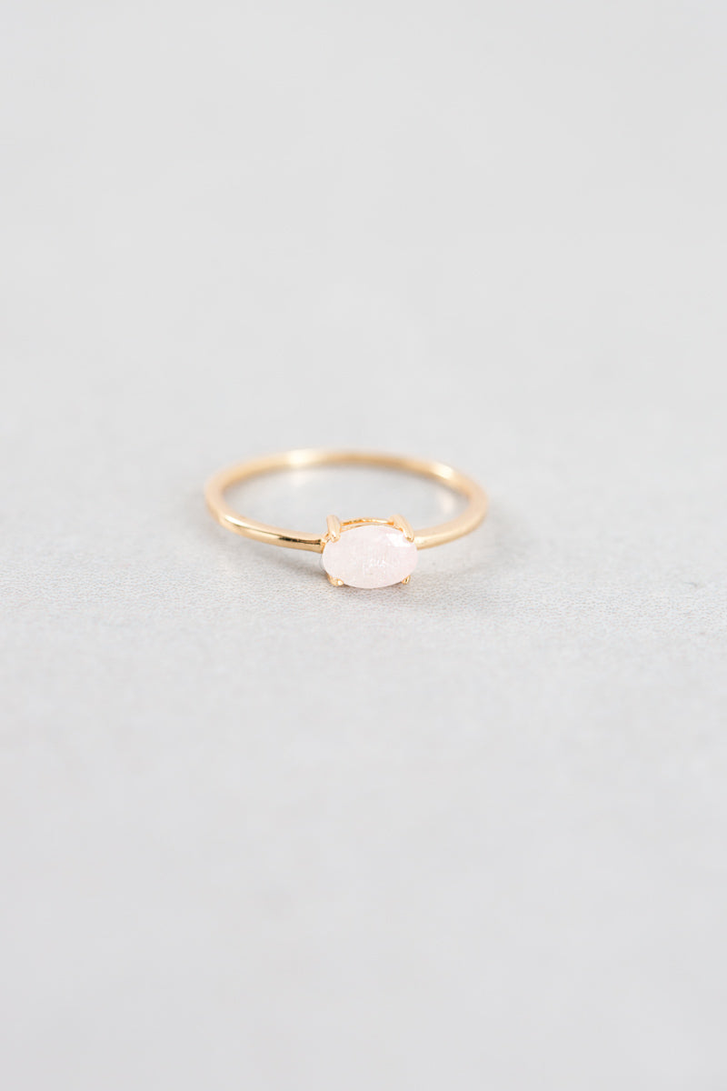 Pink Shimmer Ring | Gold (14K Gold)