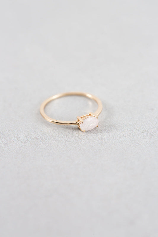 Pink Shimmer Ring | Gold (14K Gold)