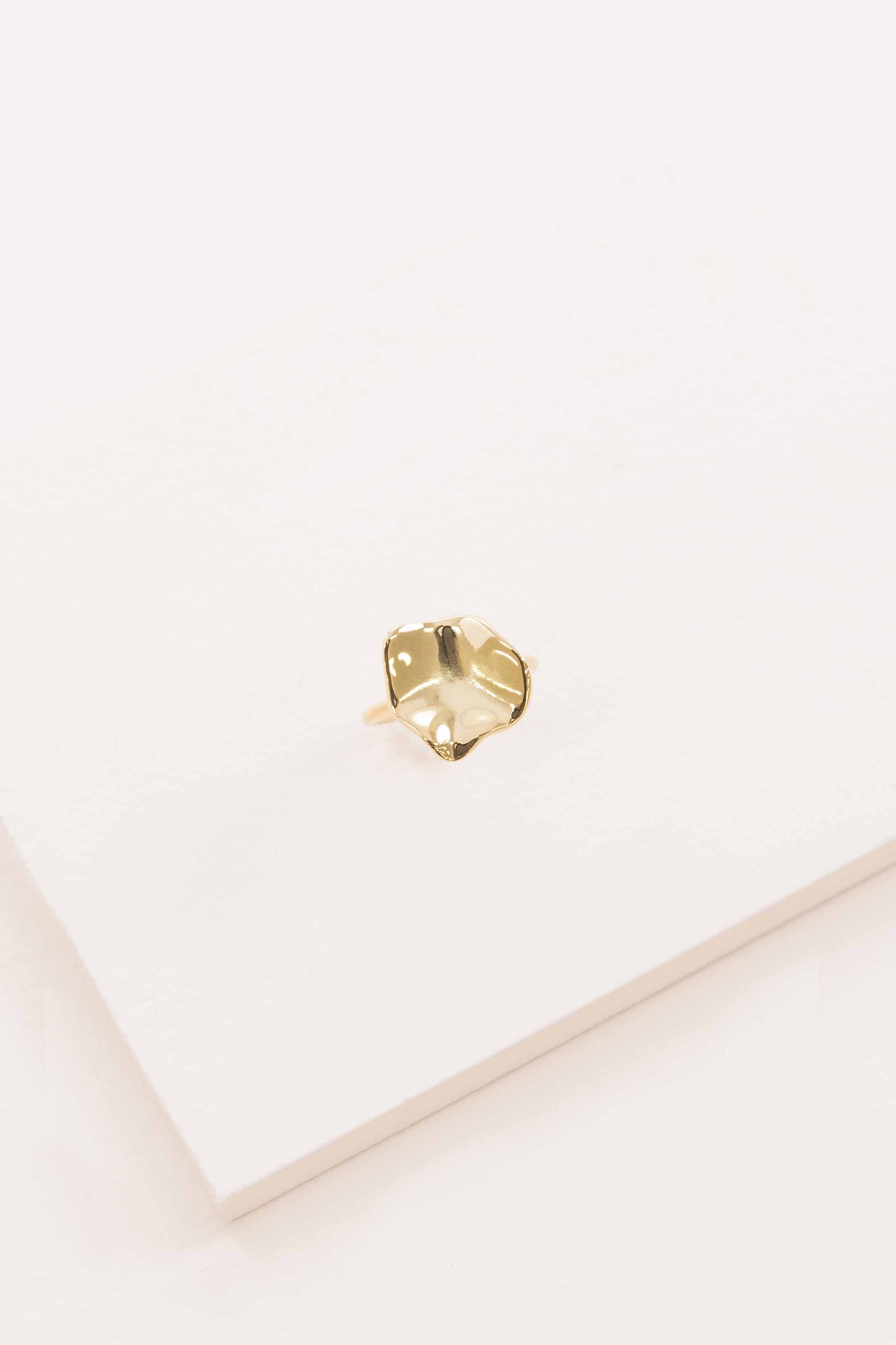 Hammered Circle Ring