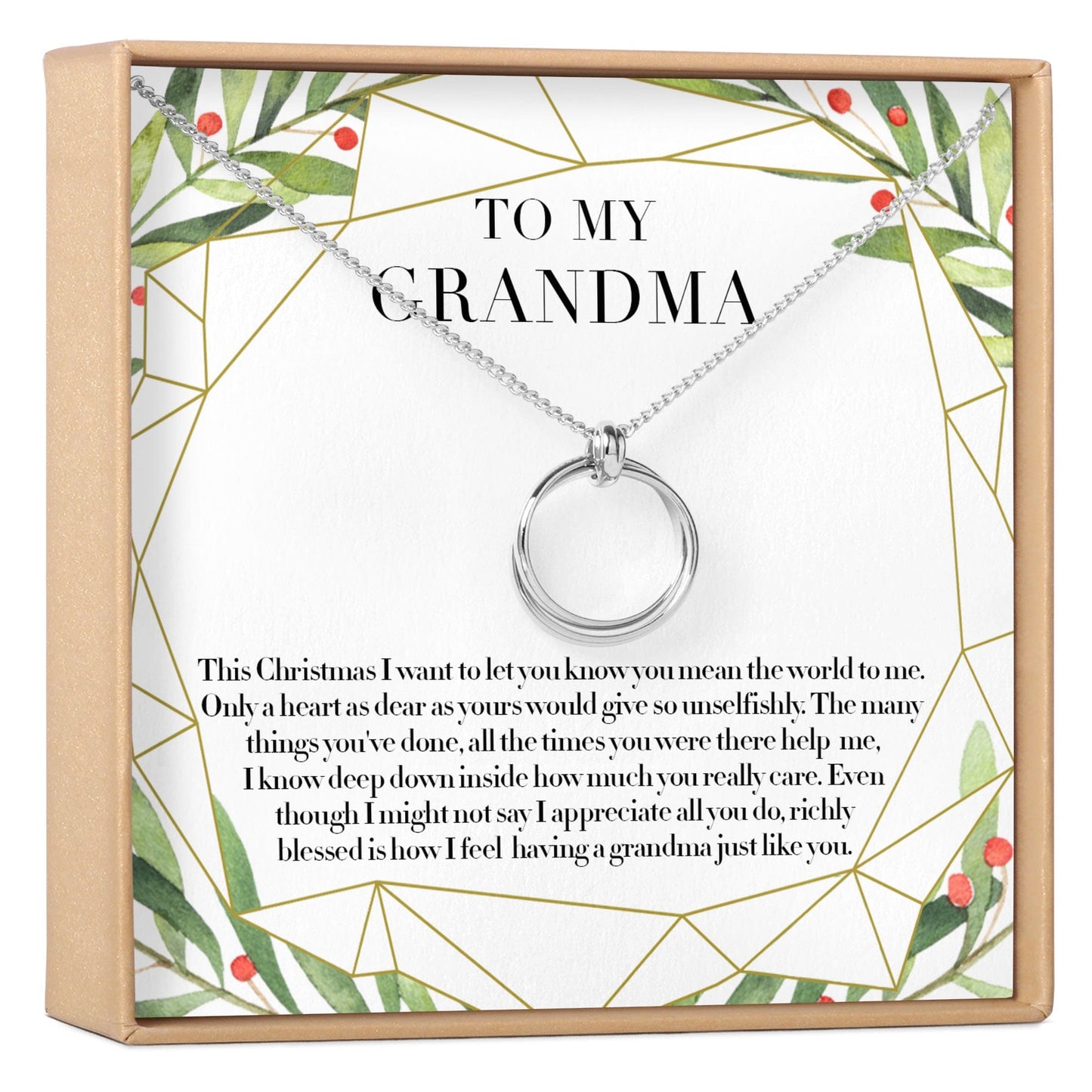 Christmas Gift for Grandmother Necklace, Multiple Styles