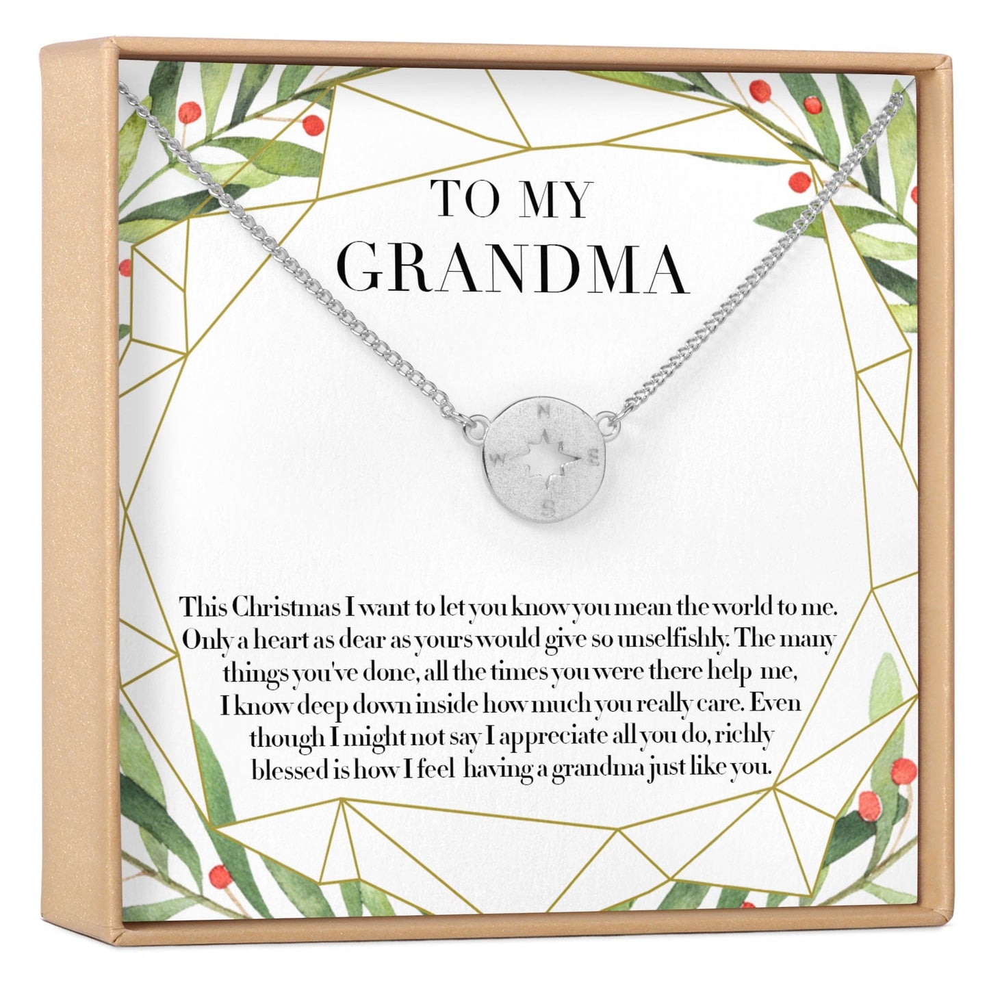 Christmas Gift for Grandmother Necklace, Multiple Styles