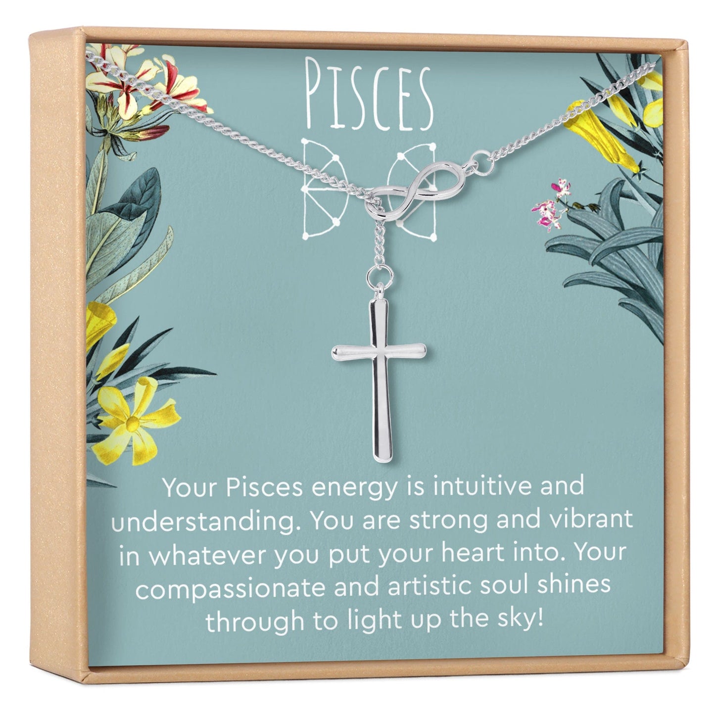 Pisces Zodiac Gift Necklace, Multiple Styles