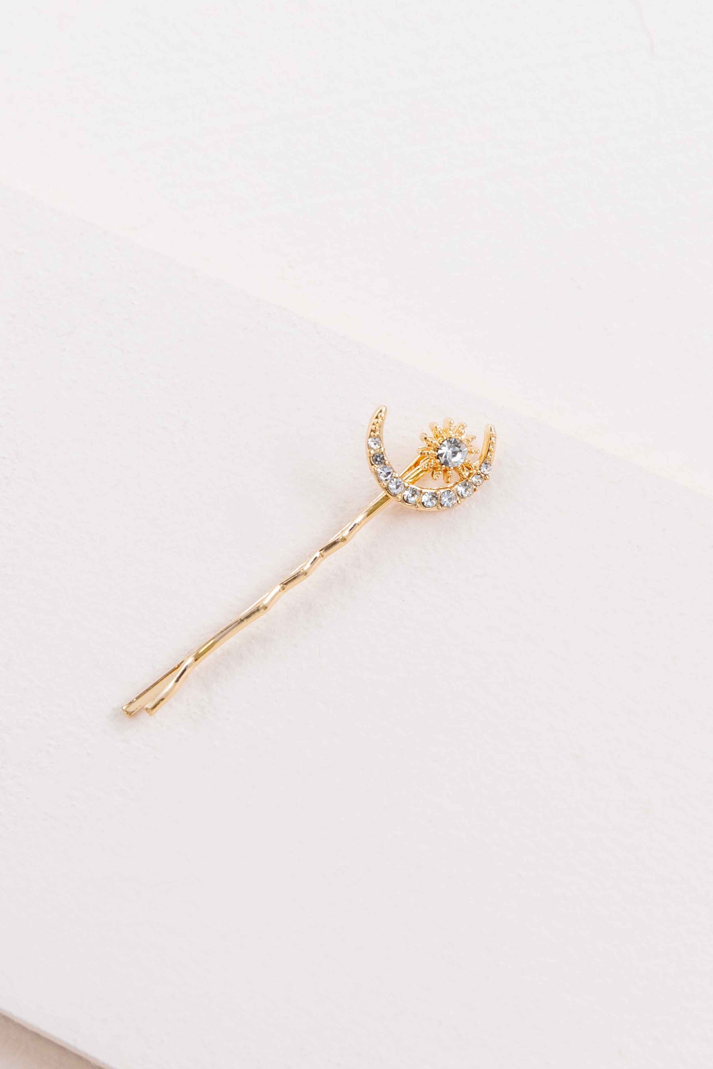 Golden Moonlight Hair Clip Set