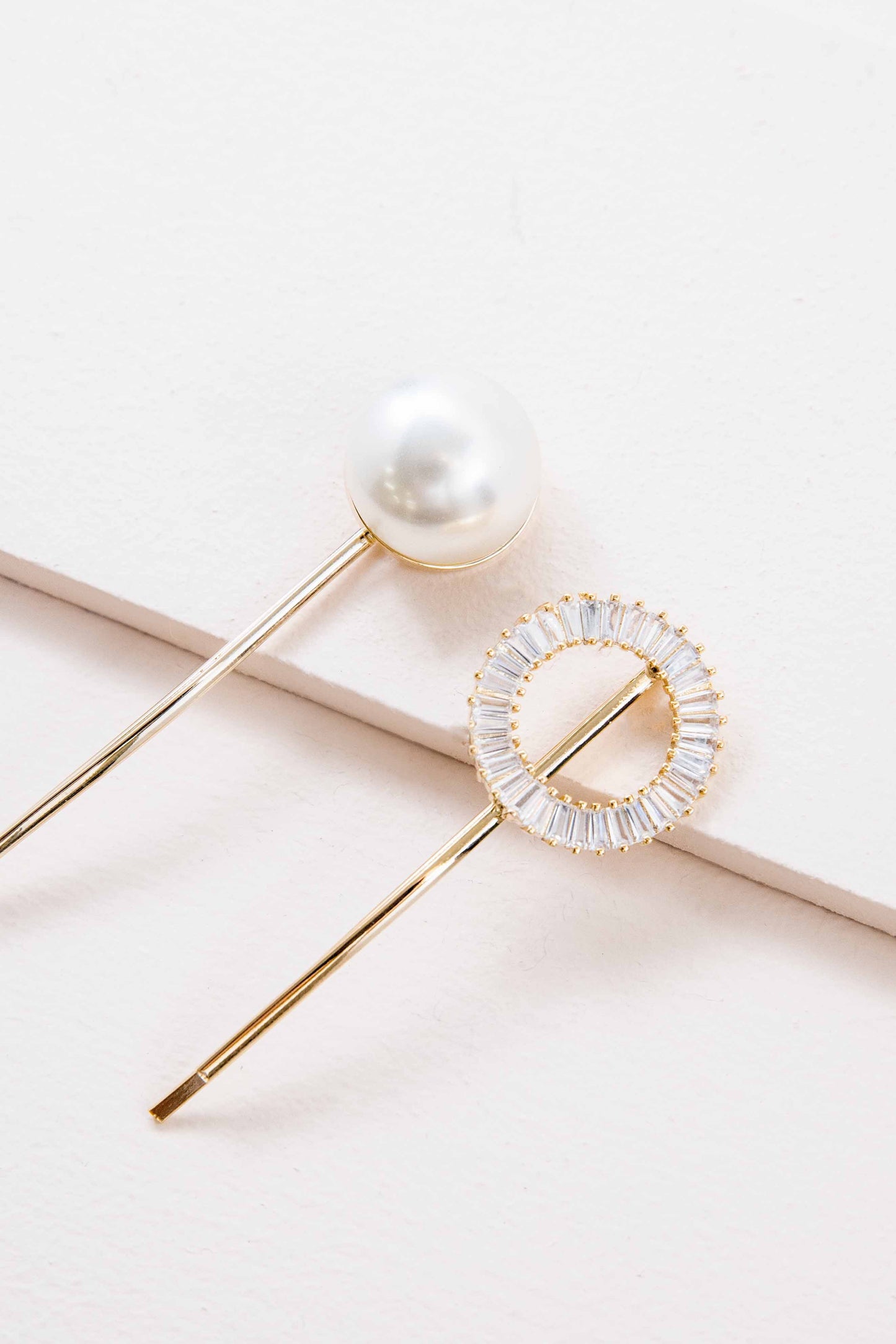 Pearl Stone Hair Pins
