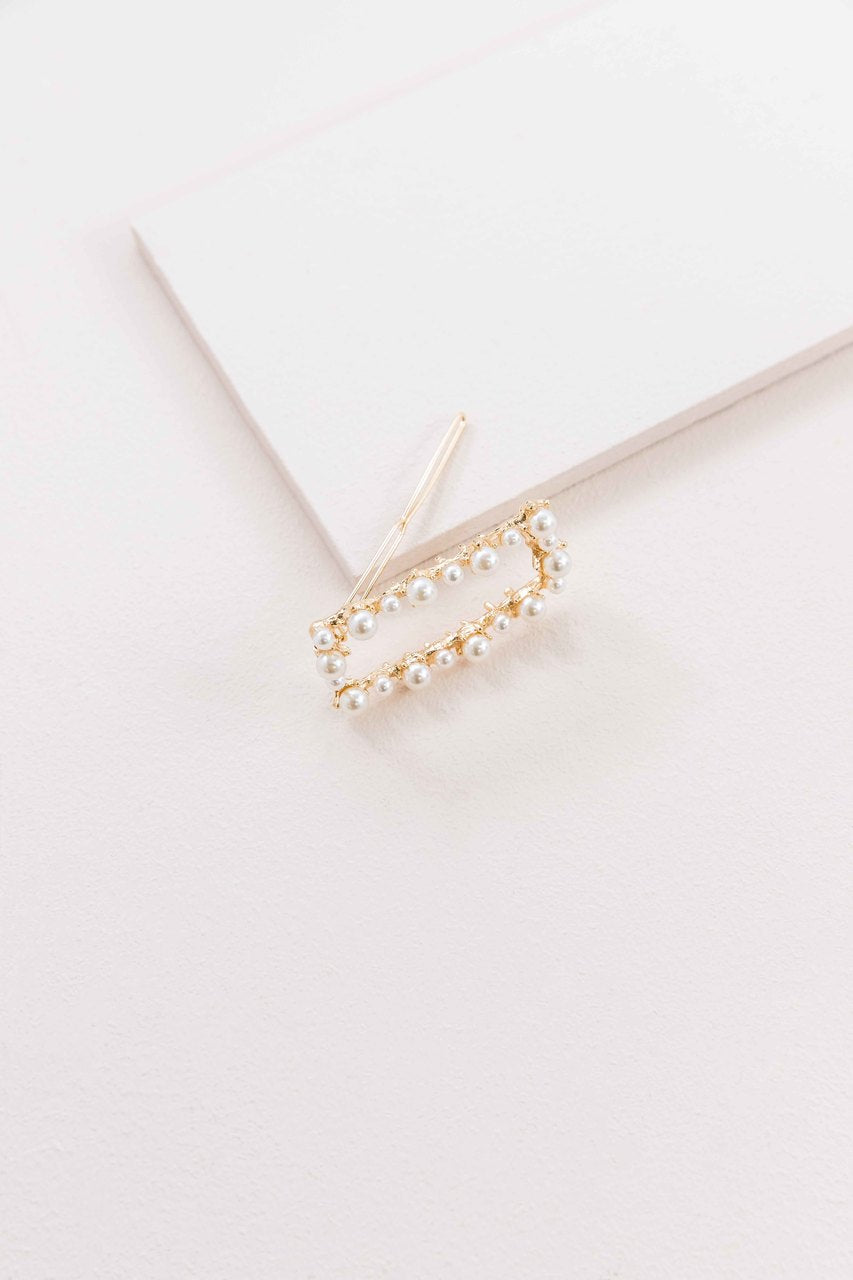 Prestige Pearl Square Hair Clip