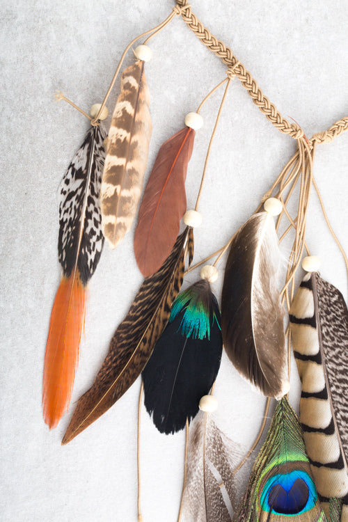 Feather Headband | Harvest Moon