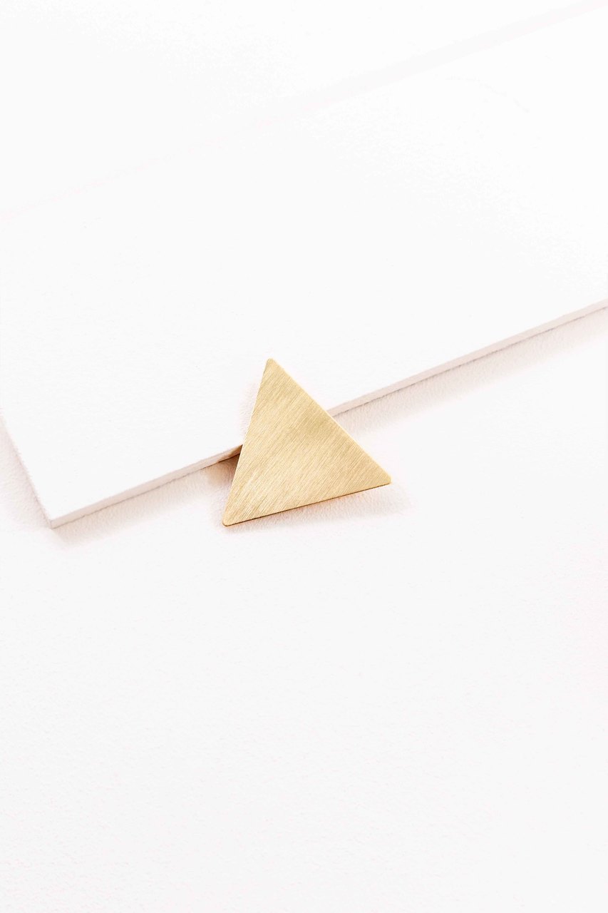 Bold Gold Triangle Hair Clip