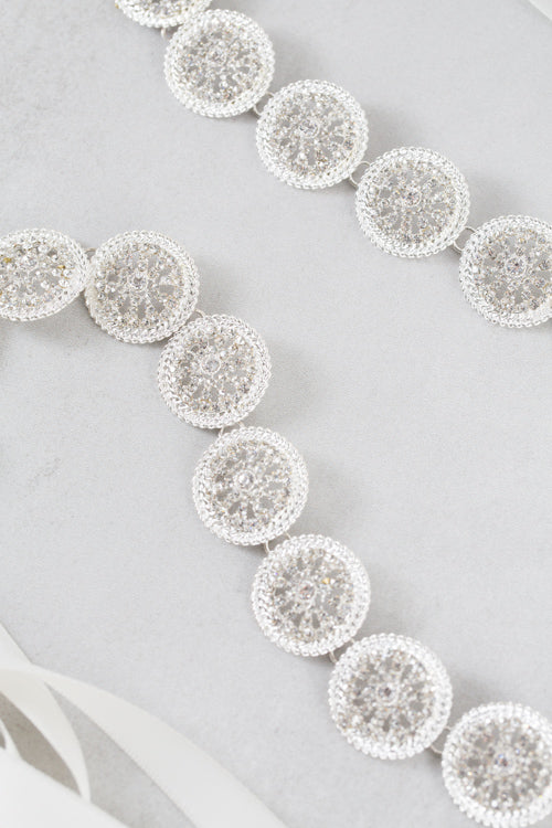 Round Crystal Bridal Belt