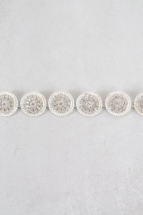 Round Crystal Bridal Belt