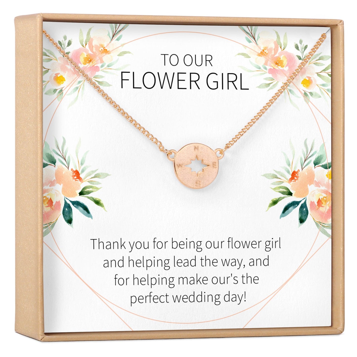 Flower Girl Necklace, Multiple Styles