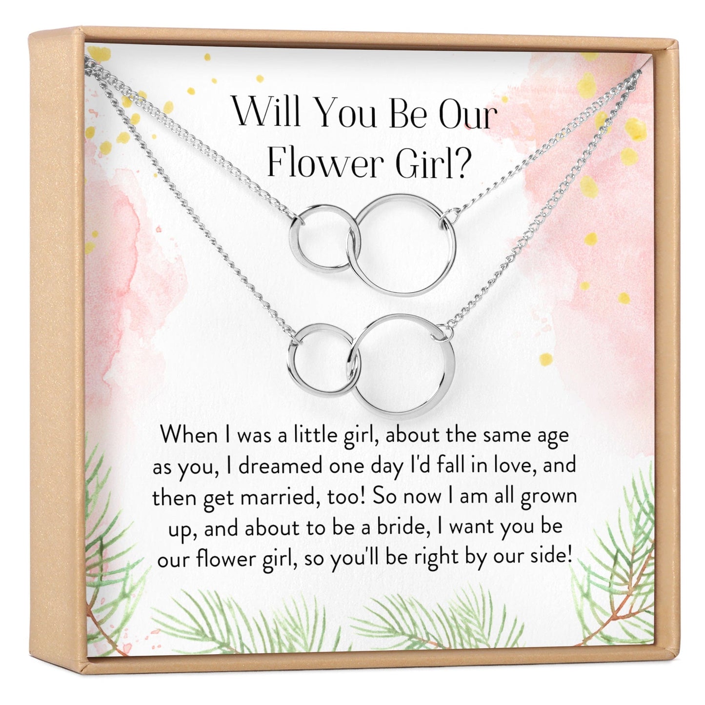 Flower Girl Necklace, Multiple Styles
