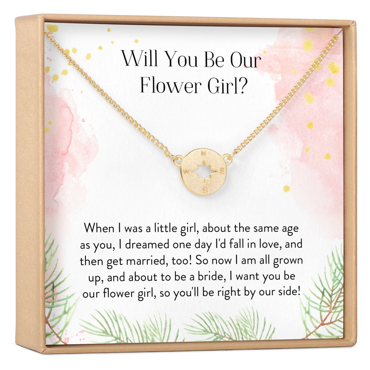 Flower Girl Necklace, Multiple Styles