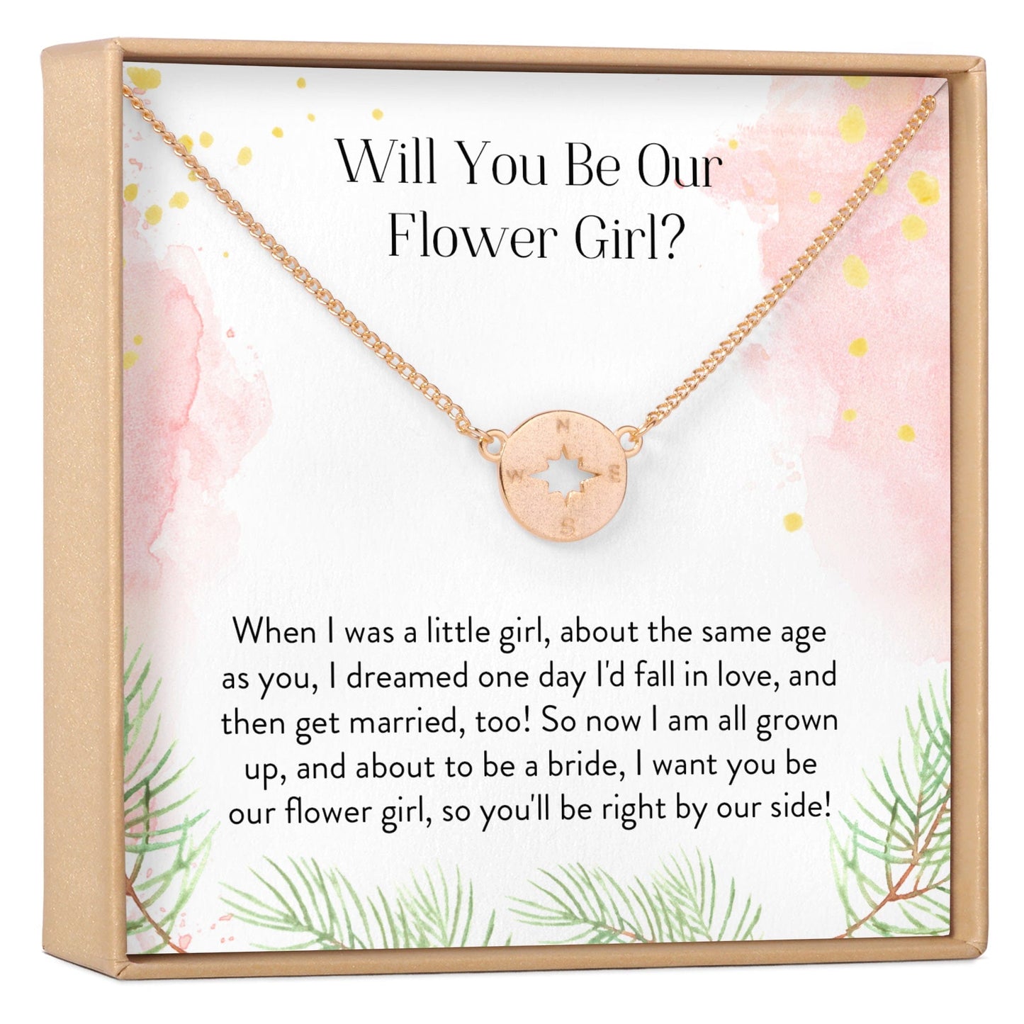 Flower Girl Necklace, Multiple Styles