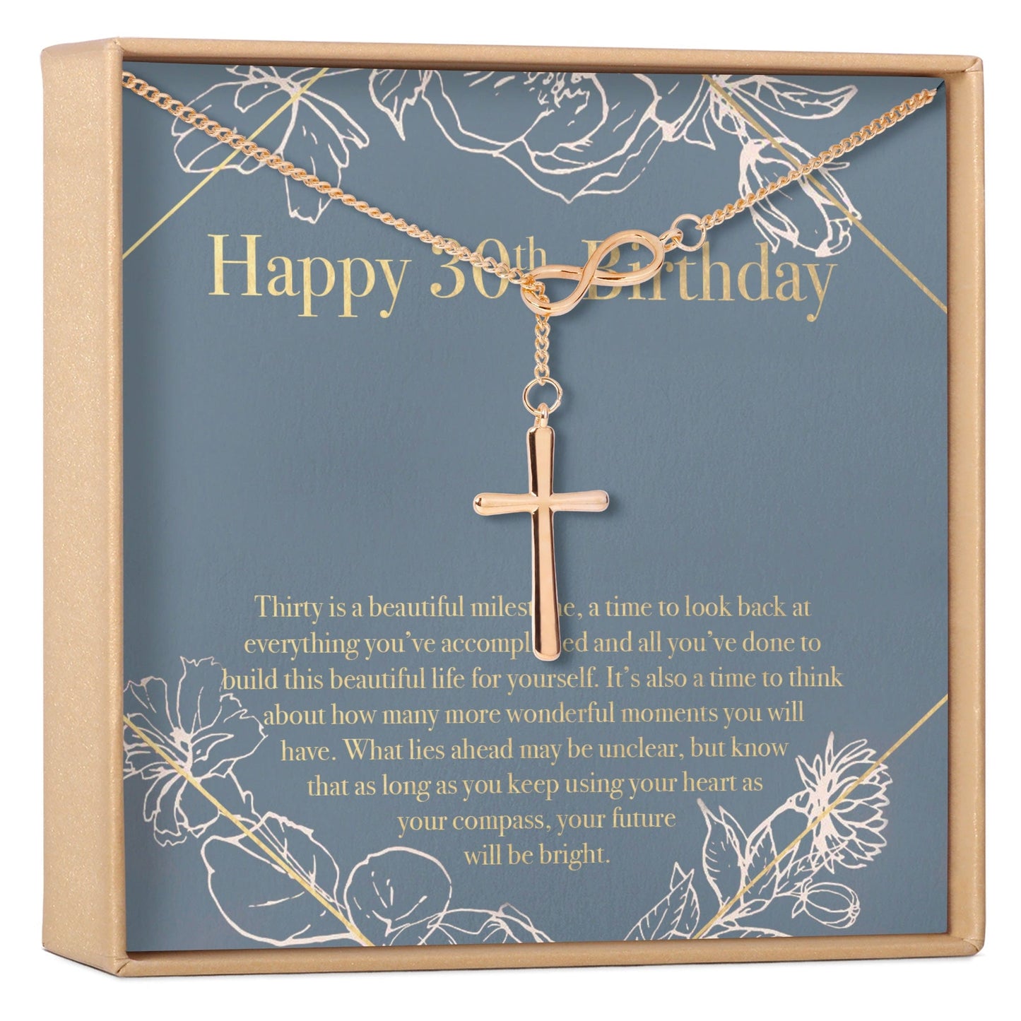 30th Birthday Necklace, Multiple Styles