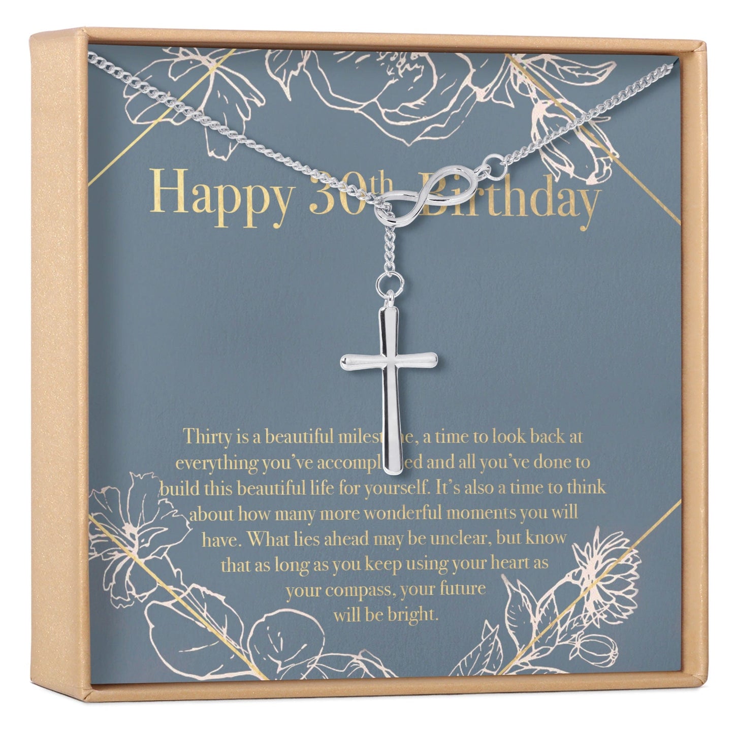 30th Birthday Necklace, Multiple Styles