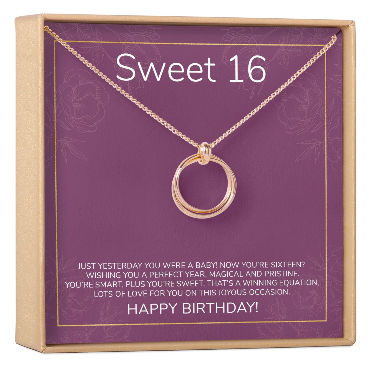 Sweet 16 Necklace, Multiple Styles