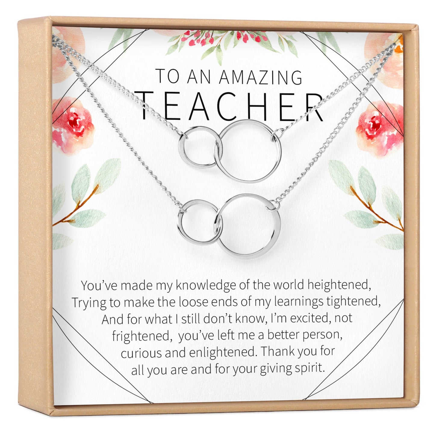 Teacher Necklace, Multiple Styles