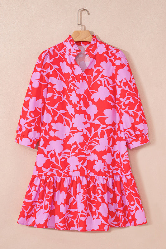 Milan Ruffle Hem Mini Dress