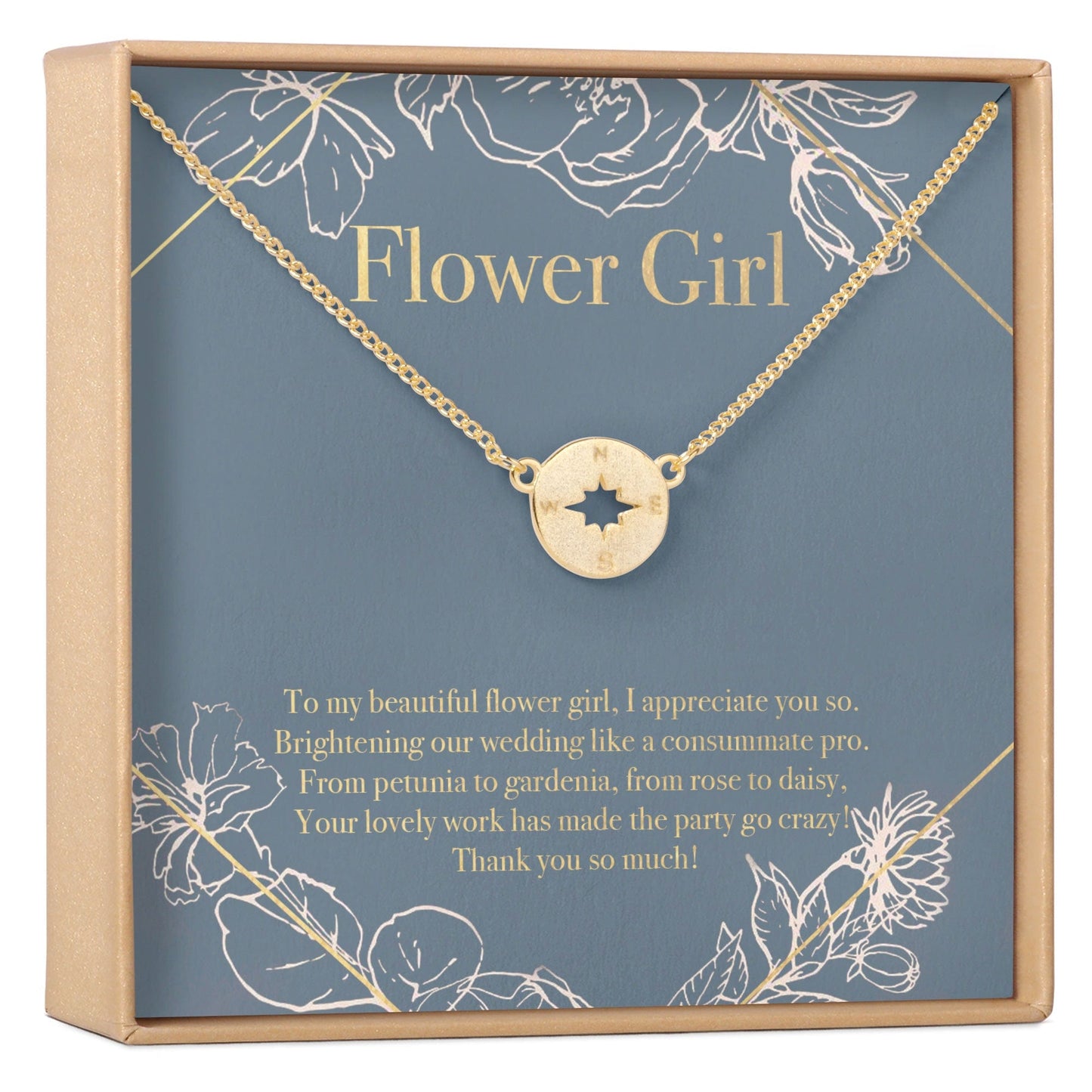 Flower Girl Necklace, Multiple Styles