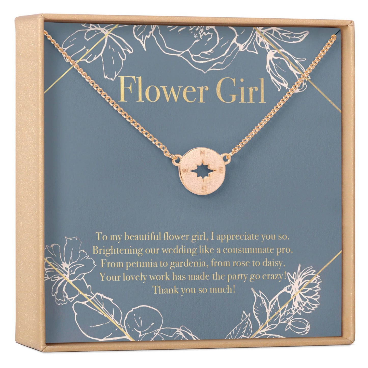 Flower Girl Necklace, Multiple Styles