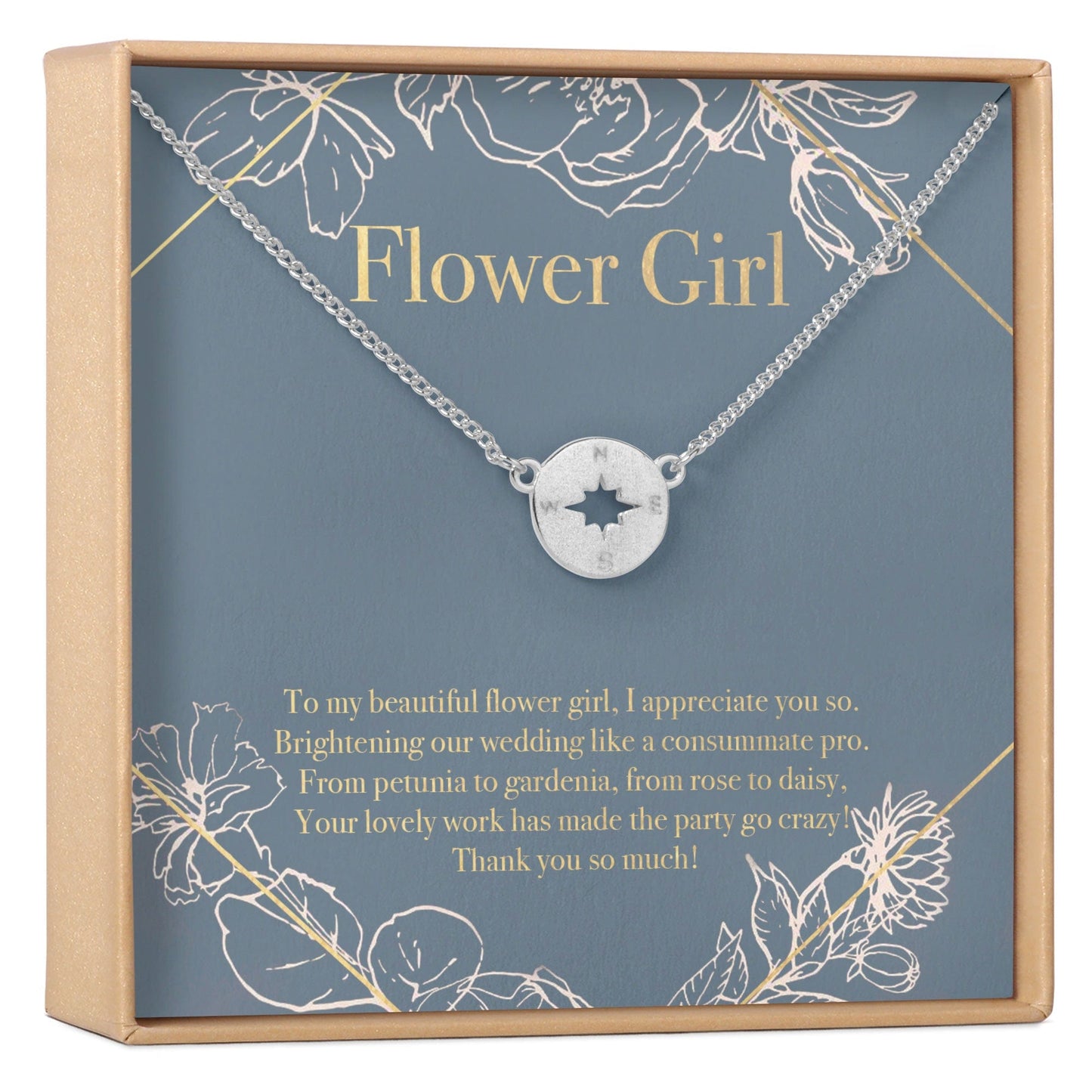 Flower Girl Necklace, Multiple Styles