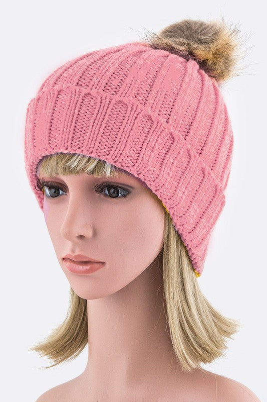 Pompom Fashion Beanie | Modern Boutique Fashion