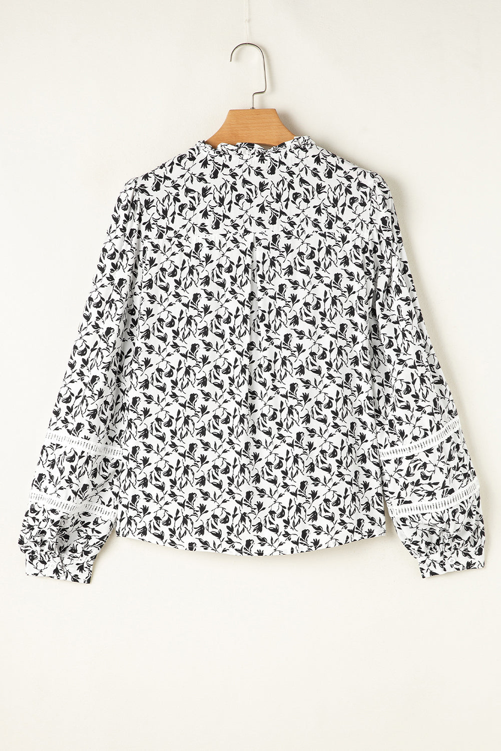 Floral Lace Puff Sleeve Top