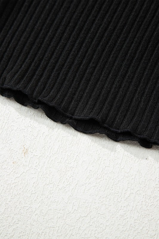 Waverly Sleeve Ribbed Top Long Sleeve Top