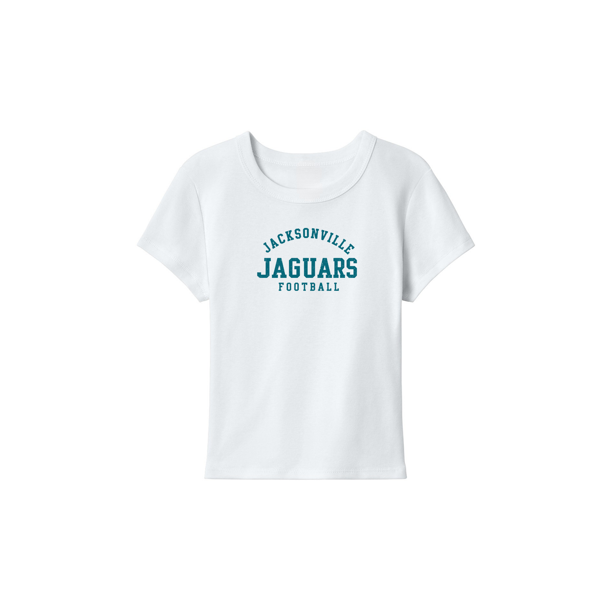 Jacksonville Jaguars Football Baby Tee | Women’s Game Day Fitted Crop Top