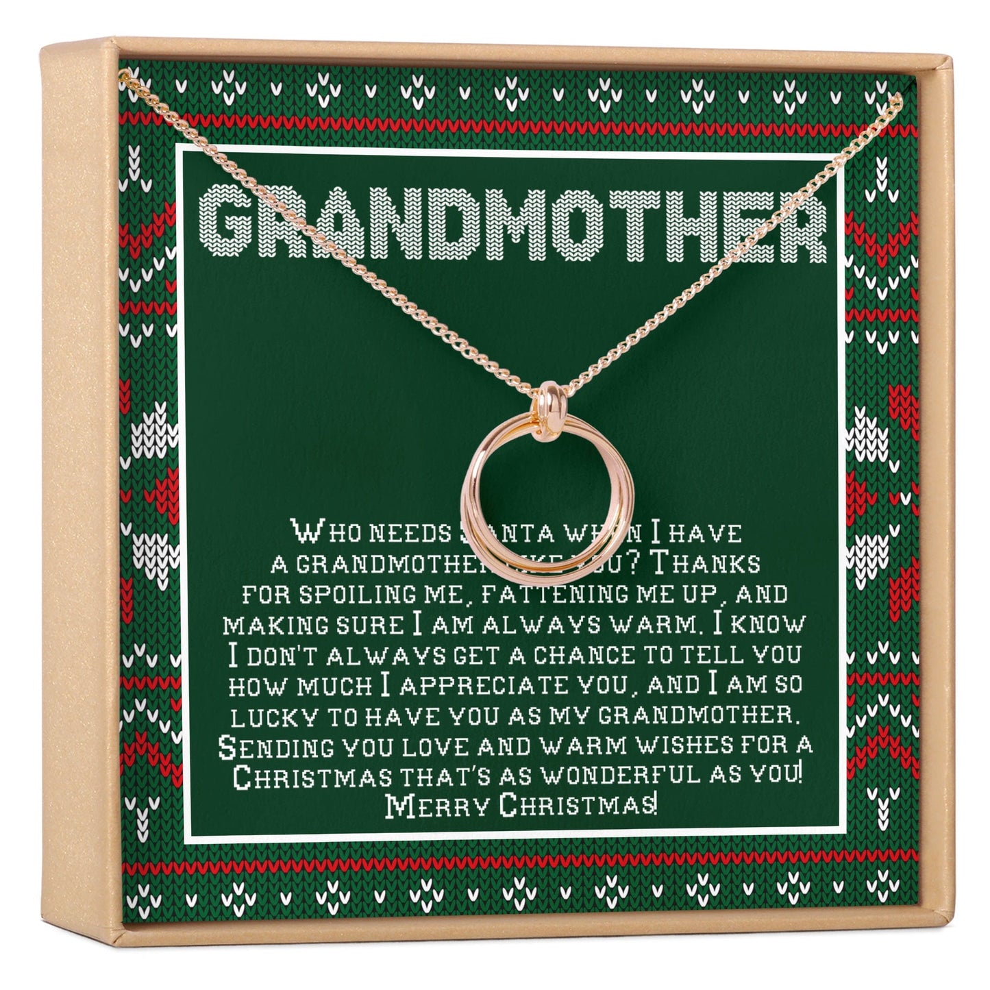Christmas Gift for Grandmother Necklace, Multiple Styles