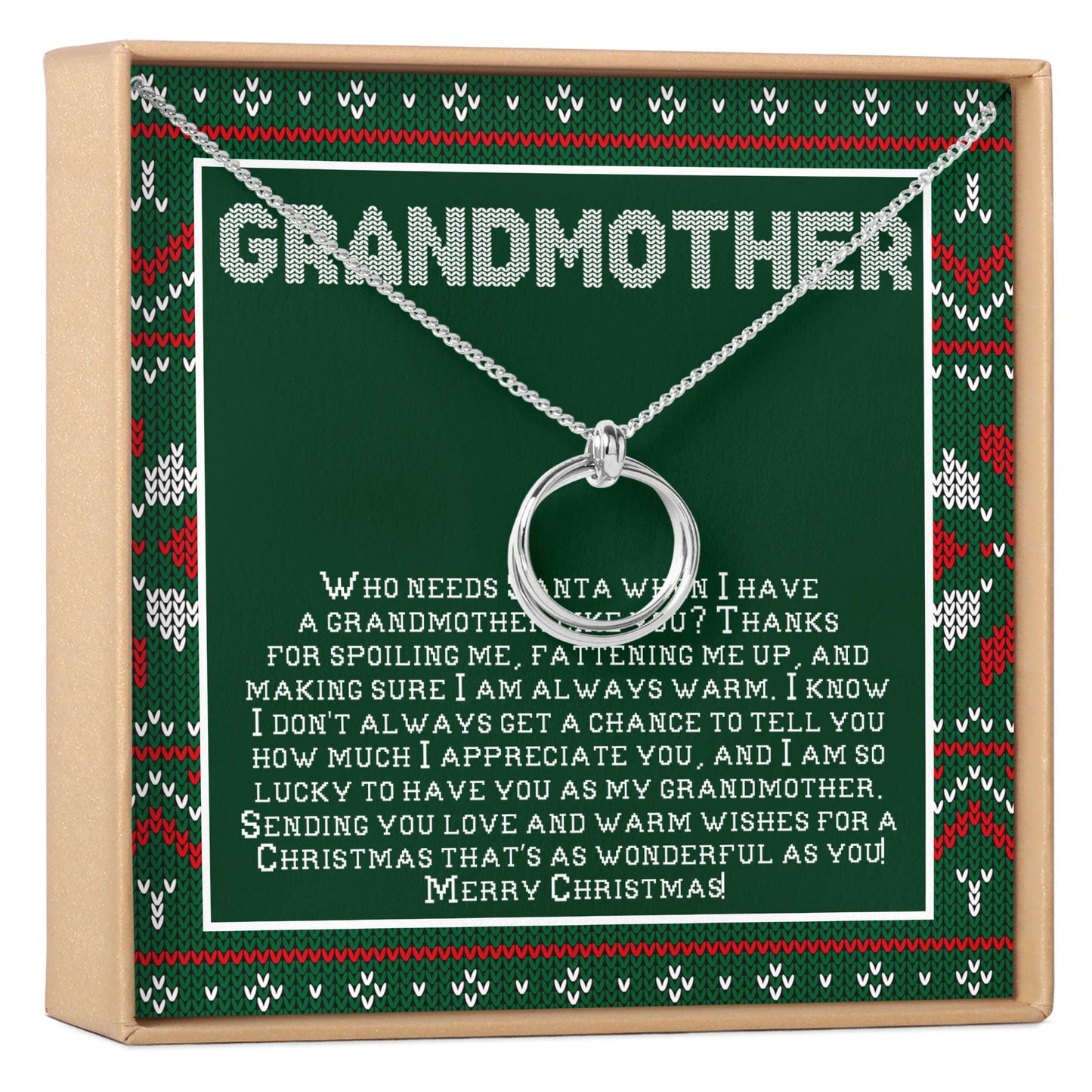 Christmas Gift for Grandmother Necklace, Multiple Styles