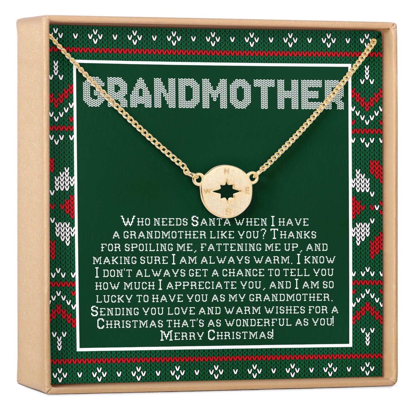 Christmas Gift for Grandmother Necklace, Multiple Styles