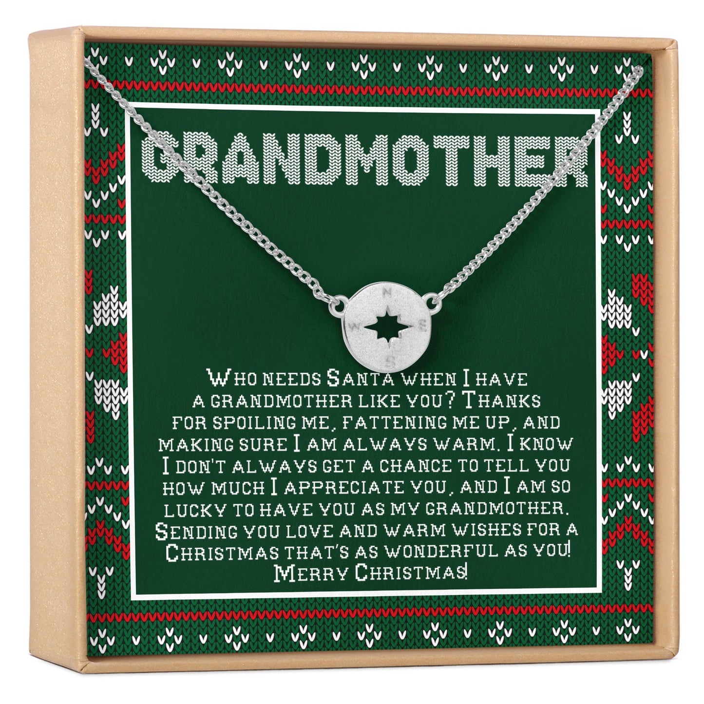 Christmas Gift for Grandmother Necklace, Multiple Styles