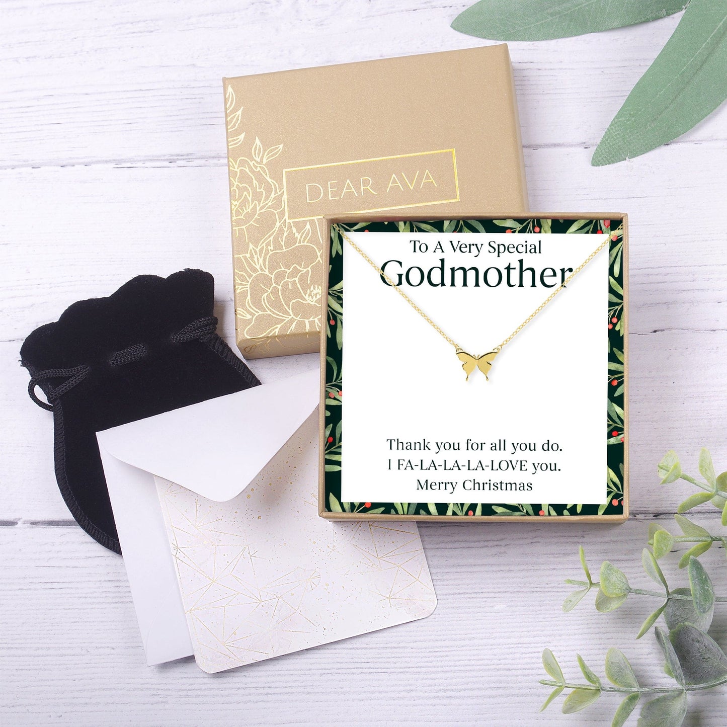 Christmas Gift for Godmother Necklace, Multiple Styles