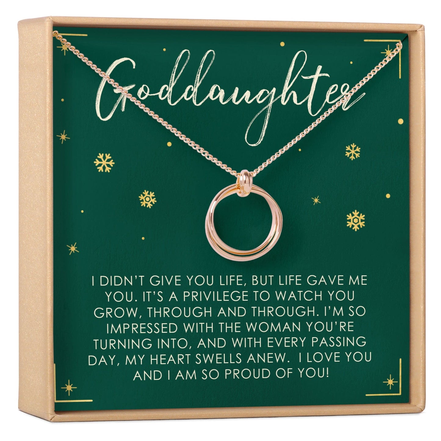 Christmas Gift for Goddaughter Necklace, Multiple Styles