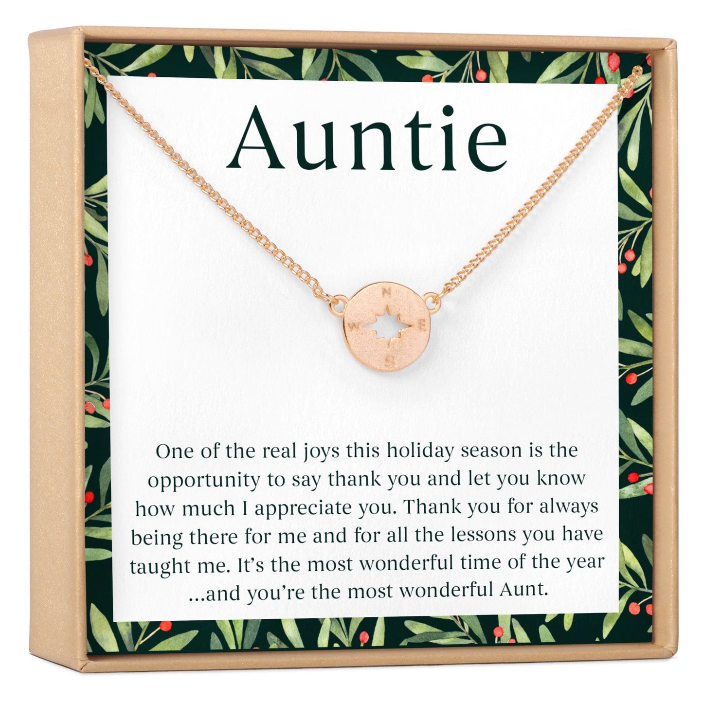 Christmas Gift for Aunt Necklace, Multiple Styles
