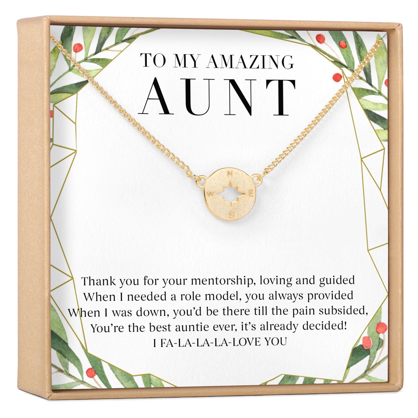 Christmas Gift for Aunt Necklace, Multiple Styles