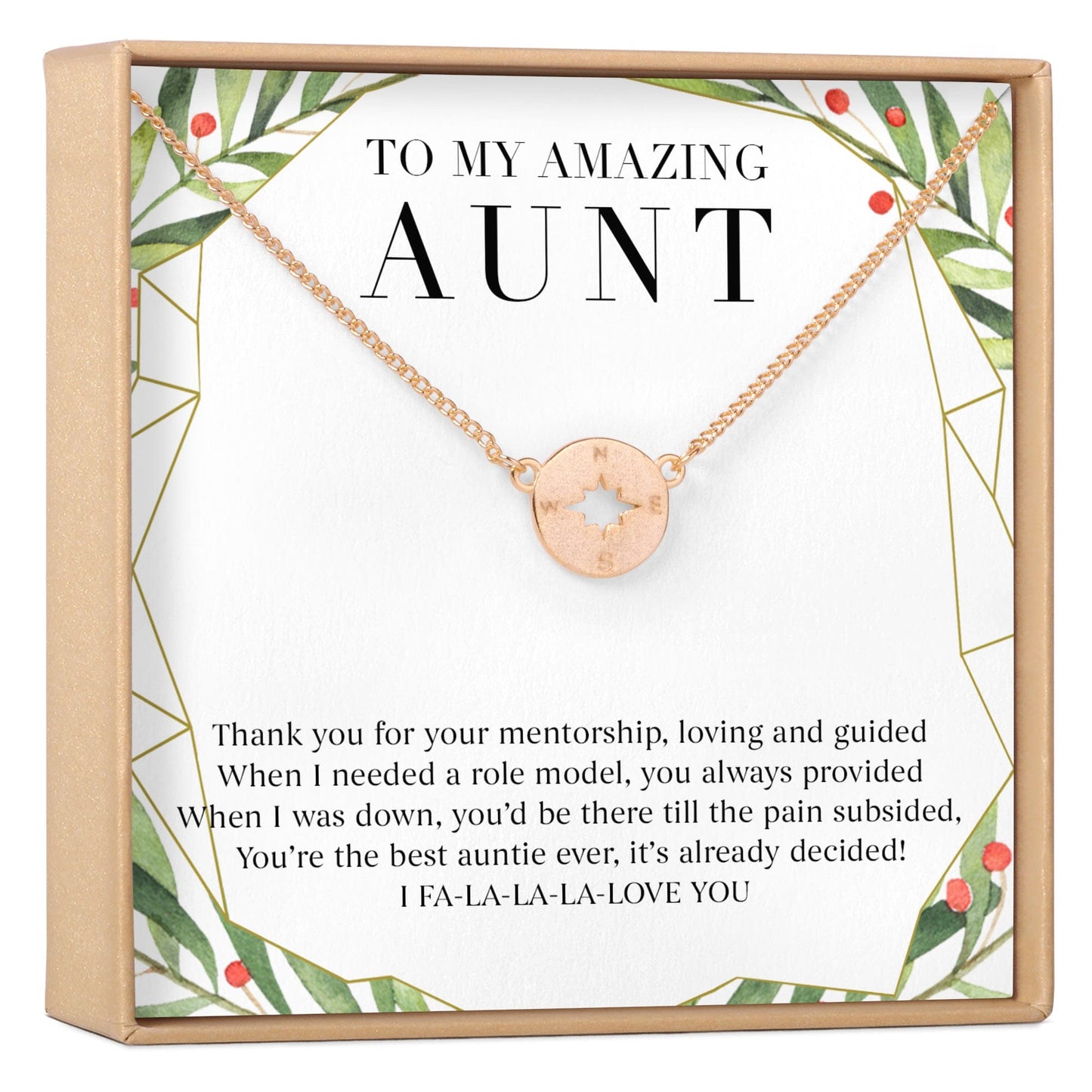 Christmas Gift for Aunt Necklace, Multiple Styles
