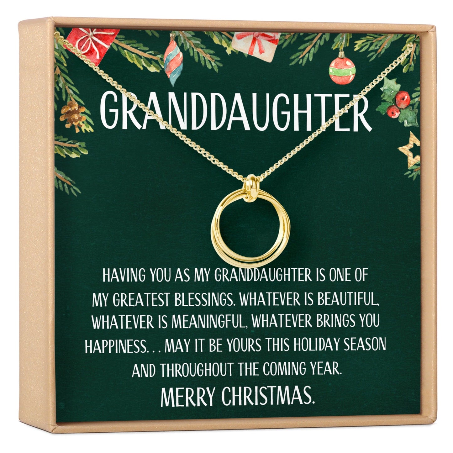 Christmas Gift for Granddaughter Necklace, Multiple Styles