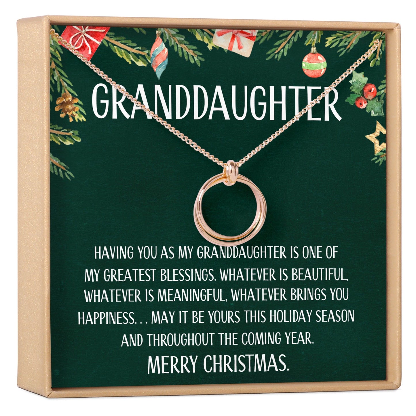 Christmas Gift for Granddaughter Necklace, Multiple Styles