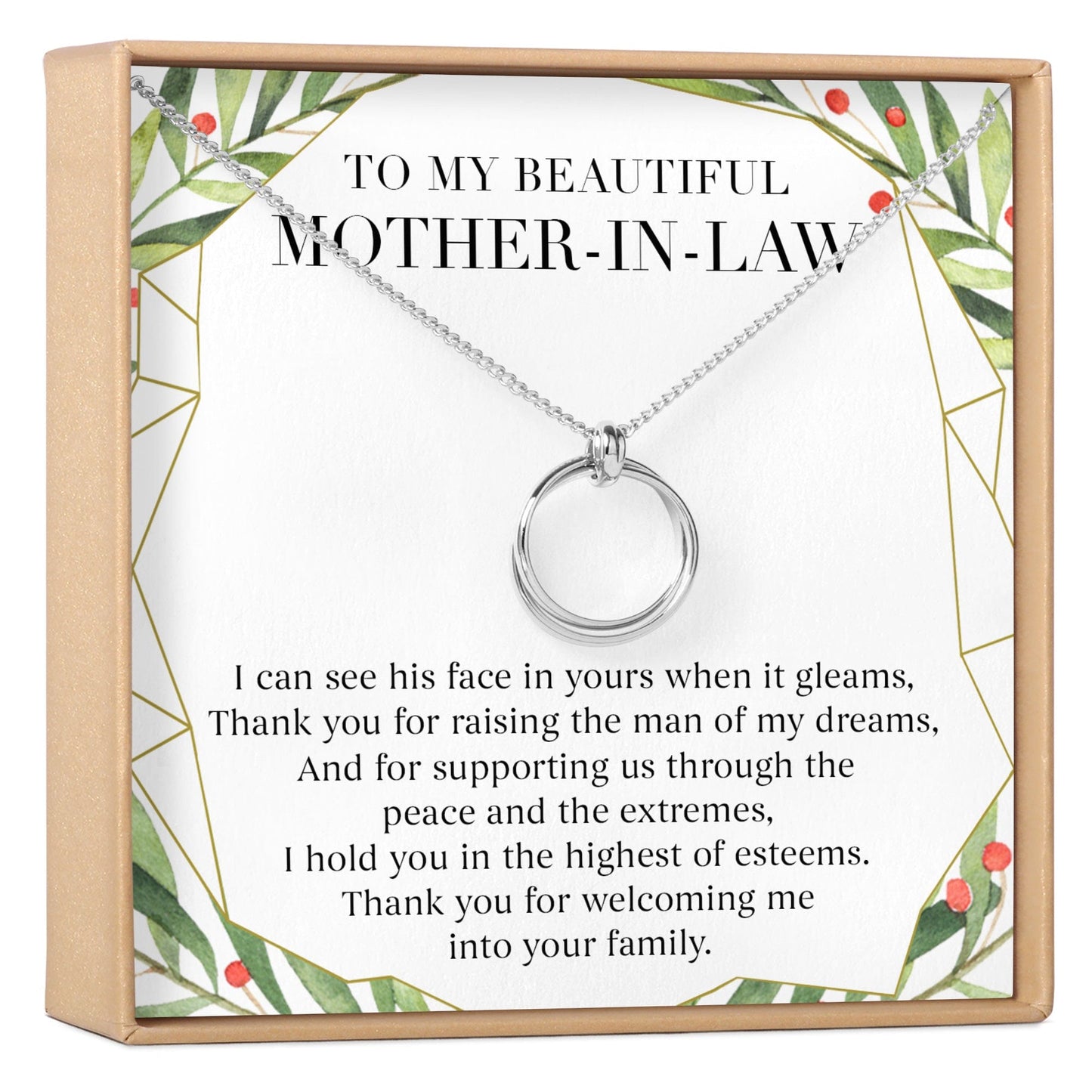 Christmas Gift for Mother in Law Necklace, Multiple Styles